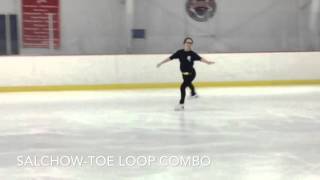 Salchow ToeLoop Combination Jump [upl. by Trebreh]