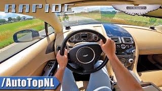 ASTON MARTIN RAPIDE 59 V12 POV Test Drive by AutoTopNL [upl. by Grunberg]