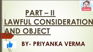 LAWFUL CONSIDERATION AND OBJECT Stranger to contract and considerationExceptions BCOM KUK [upl. by Rheingold]