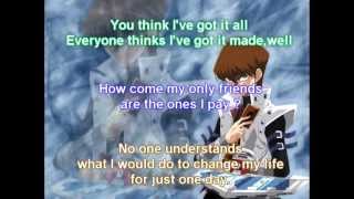 YGO Movie  Youre not me  lyrics [upl. by Machute]