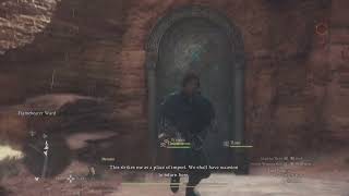 Dragons Dogma 2 quick way to get to volcanic island pass seal door [upl. by Lebiralc]