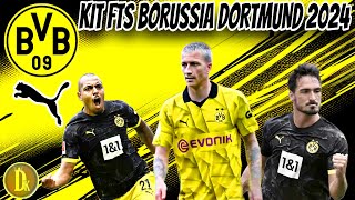 SAIU KIT COMPLETO FTS 24 MOD amp DLS 19 BORUSSIA DORTMUND 2024 [upl. by Ibbison976]