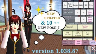 NEW POSE😲SAKURA SCHOOL SIMULATOR UPDATED BYICHAL KORG [upl. by Misha]