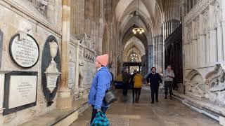 Walking Tour of Exeter Cathedral in Devon UK  🇬🇧 ⛪️ 2021 [upl. by Mcclish]