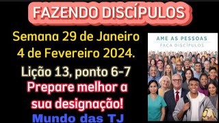 INICIANDO CONVERSAS Semana 29 de Janeiro  4 de Fevereiro 2024 JW Brasil [upl. by Ahsinik142]