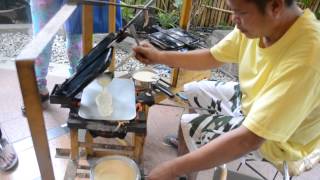 Making Barquillos at Deocampo IloIlo [upl. by Oeht713]