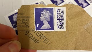 How to spot FAKE “new style” Royal Mail 1st amp 2nd class Stamps [upl. by Nortyad]