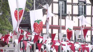 Erdbeerfest in Erbach im Rheingau [upl. by Ydnat]