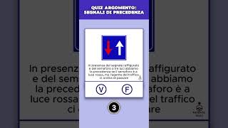 Quiz patente B Argomento Segnali Di Precedenza [upl. by Aihsetan880]