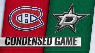 123118 Condensed Game Canadiens  Stars [upl. by Liatrice207]