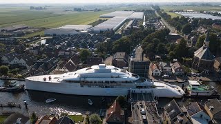 Feadship’s 100m 328ft gigayacht Project 824 [upl. by Baten]