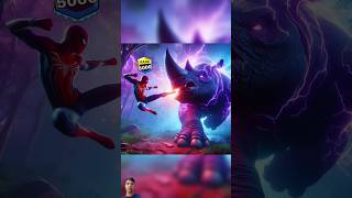 Superhero vs Rhino 🤣 who is best sorts video viralreels [upl. by Lail799]