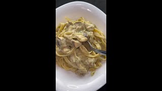 🍄 TAGLIATELLE ai FUNGHI PORCINIpura cremosità🤤🍝 Shorts [upl. by Atiuqam]