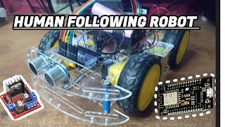 How to make human Following Robot 🤖 [upl. by Burget775]