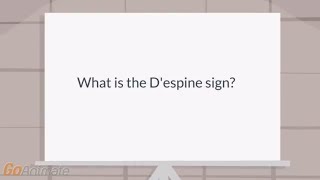 What is the Despine sign [upl. by Trow]