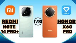 Redmi Note 14 Pro Plus vs Honor X60 Pro Comparison and Review Video Subashsh2613 techreview [upl. by Anaira706]