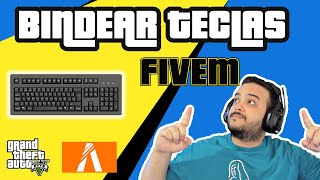 COMO BINDEAR TECLAS EN GTAROLEPLAY FIVEM  EJEMPLOS [upl. by Atilef971]