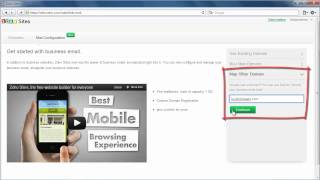 Zoho Sites Integration with Zoho Mail [upl. by Inge518]