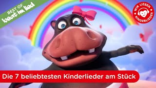 Beat im Lied – Best Of  Die 7 beliebtesten Kinderlieder am Stück  HipPoPop feat Nilpferd [upl. by Enavi]