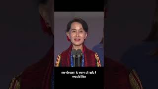 Aung San Suu Kyi  Former female President of Burma she is Powerful women in the world [upl. by Phonsa]