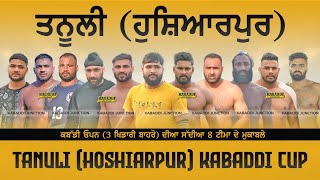 🔴 Live Tanuli Hoshiarpur Kabaddi Cup  24 Jan 2024  Kabaddi Junction  Live Kabaddi [upl. by Acinomaj]