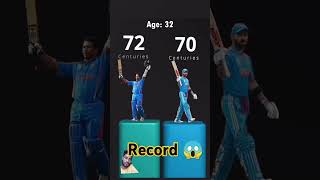 Sachin Tendulkar vs Virat Century Visualized 😍 shorts​indiancricketer trending cricketkholi [upl. by Beera]