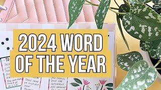 My 2024 Word of the Year Happy Planner Creative Journal Page [upl. by Rosaline]