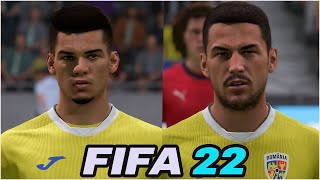 FIFA 22  ALL ROMANIA PLAYERS REAL FACES [upl. by Budworth293]