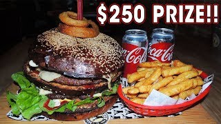 250 quotDonquot BURGER Challenge RECORD ATTEMPT [upl. by Klaus]