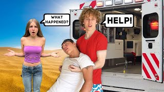 Passing Out Prank On Best Friend he freaked out [upl. by Enilemme]