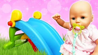 Video e giochi per bambini Una sorpresa per Annabelle Le bambole Baby Born [upl. by Einnal]