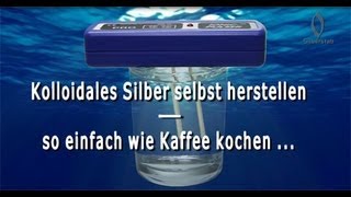 Kolloidales Silber mit dem IonicPulser herstellen [upl. by Sholes]