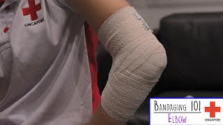 Bandaging 101  Elbow [upl. by Ayerim186]