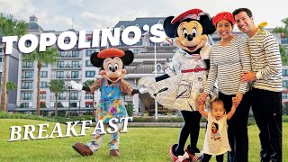 Topolino’s Terrace Character Breakfast Dining at Disney’s Riviera Resort [upl. by Roddie]