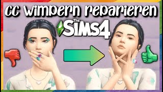 Custom Content Wimpern fixen mit Sims 4 Studio 🆘🛠️ Die Sims 4 🛠️🆘 Tutorial Video [upl. by Celesta]