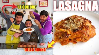 FACCIO LA LASAGNA CON LE COLICHE 😳😋 [upl. by Aeki578]