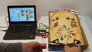 Hummingbird Robotics Kit Pinball Machine [upl. by Cerell31]