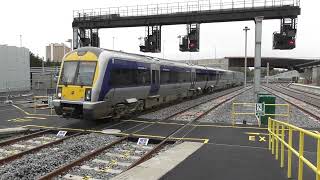 First day of Rail Operations at Belfast Grand Central Station 131024 [upl. by Ennaj83]