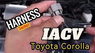 HOW TO REPLACE IACV SOCKET  TOYOTA COROLLA 4AFE [upl. by Devaj653]