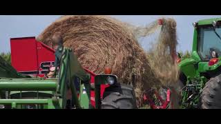 Process Hay Bales With The New S3  DewEze  Powered By Harper Industries [upl. by Eihpos]