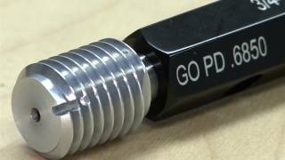 How To Use Thread Plug Gages Technical Series 101 [upl. by Norvell980]