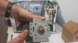 Checking and Replacing Magnetron in a Microwave  Runs but no heat [upl. by Yanaj]