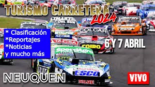 TURISMO CARRETERA TC y TCP🔴🔴🏁 en VIVO  CLASIFICACION  NEUQUEN 2024 [upl. by Daitzman]