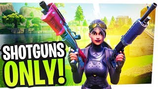 NEW PC SHOTGUN ONLY CHALLENGE  Fortnite Challenge  I HAVE SO MANY FRAMES NOW [upl. by Eentirb]