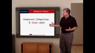 How to Write a Critique Essay An Evaluation Essay [upl. by Ranjiv98]