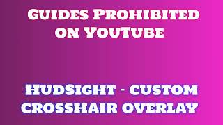 HudSight  custom crosshair overlay DOWNLOAD PC FREE 2024  HOW TO DOWNLOAD AND INSTALL HudSight [upl. by Naol]