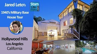 Jared Letos Hollywood Hills House Tour 1940s Military Base  Los Angeles California  5 Million [upl. by Leibrag786]