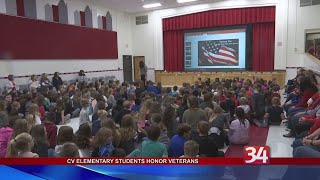 Chenango Bridge Elementary holds Veterans Day assembly [upl. by Annehsat489]