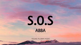 ABBA  SOS Lyrics [upl. by Madelon331]