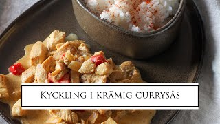 Kyckling i krämig currysås [upl. by Cartwright683]